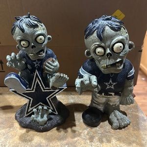 Set of Dallas Cowboys Zombie figures